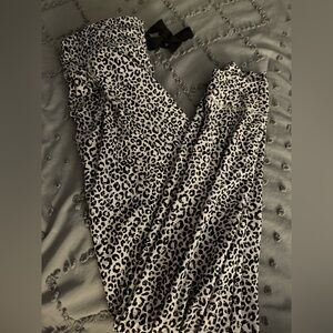 Leopard Print Ankle Pants